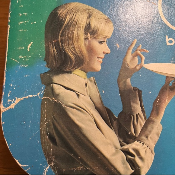 Corelle Snowflake Blue 4 Coffee Cups in Original Box NOS Mid Century USA - Picture 13 of 15